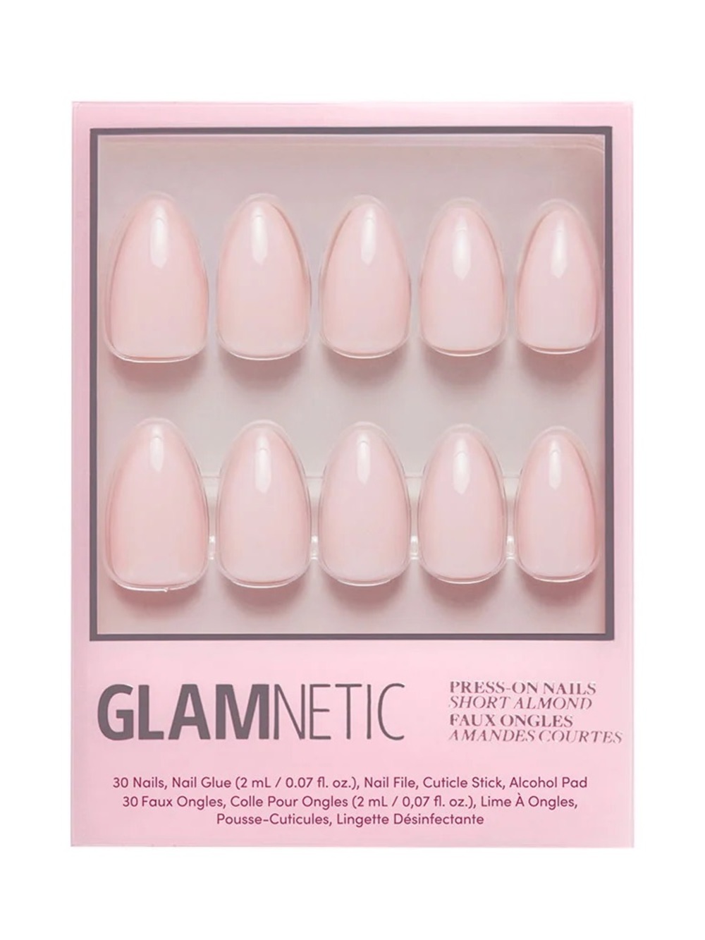 2 for $24 - Glamnetic Press-On Nails - Ballet Pink